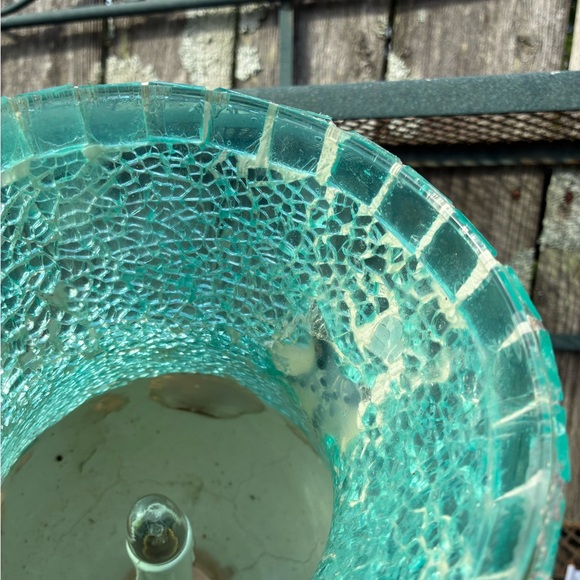 Mosaic Turtle and Shell Accent Lamp - Picture 6 of 10